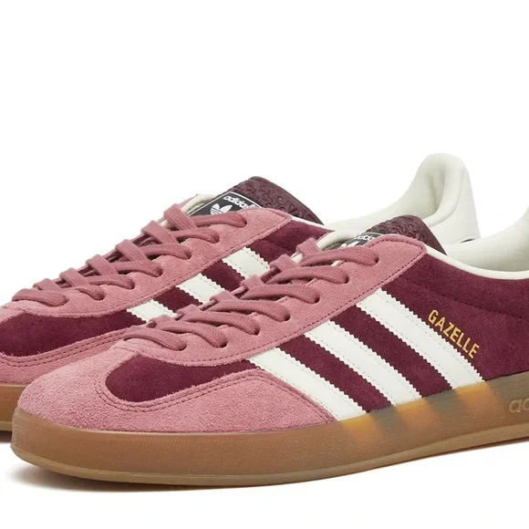 adidas gazelle silver green womens adidas Gazelle ADV Shadow Red / Crytal White / Gold Metallic 11
